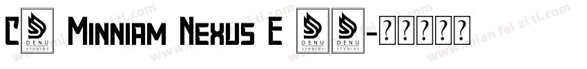 C4 Minniam Nexus E 04字体转换